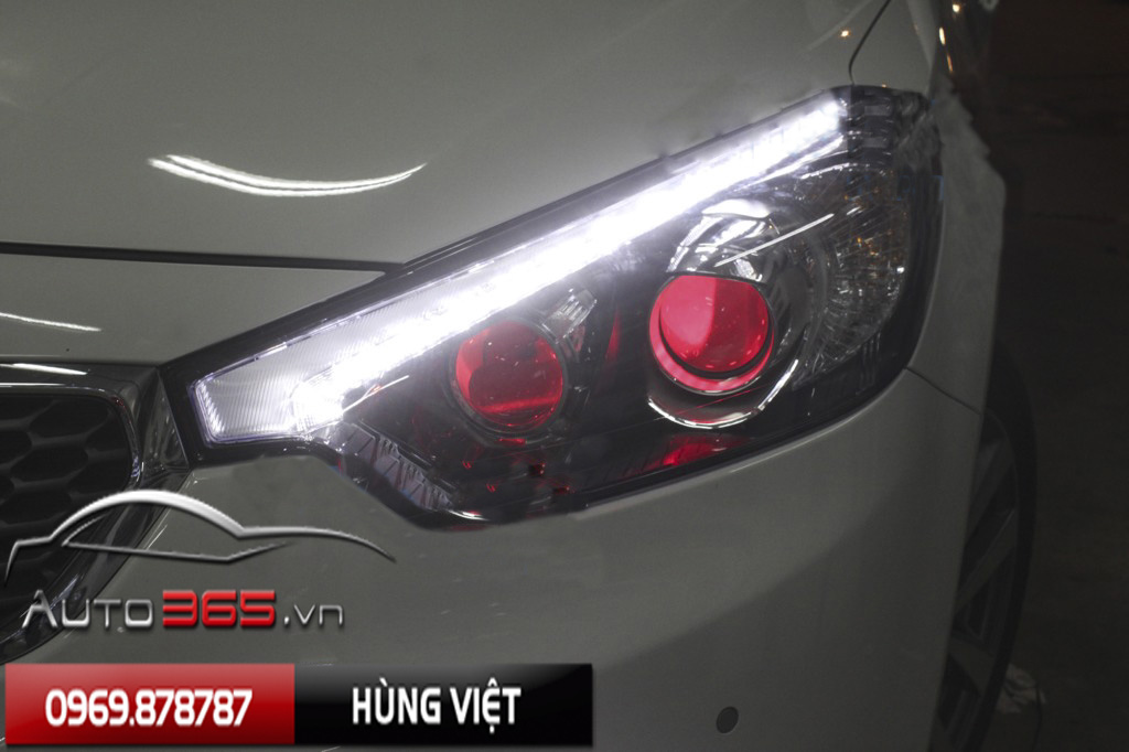 Độ Đèn Kia K3 Nâng Cấp Tăng Sáng An Toàn
